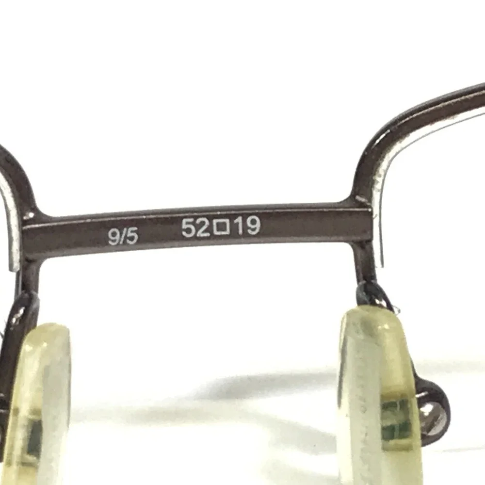 HUGO BOSS Eyeglasses Frames 0228/U 31C Gray Green Rectangular Half Rim 52-19-140